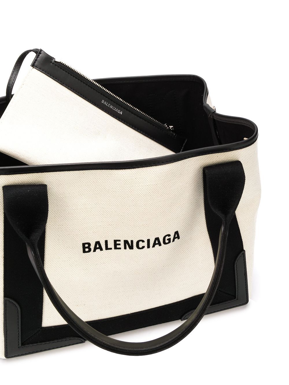 [Balenciaga] 네이비 카바스 스몰 토트 백